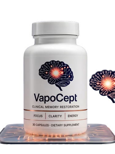 VapoCept clinical memory restoration supplement bottle, 30 capsules